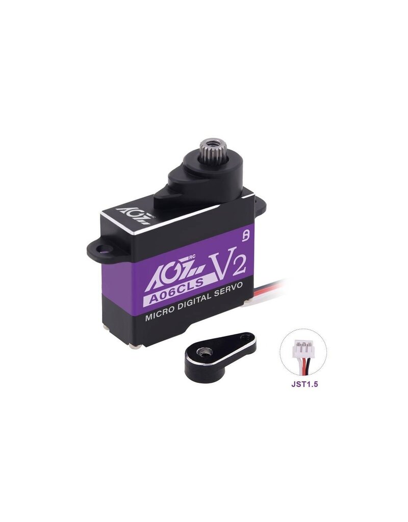 AGF AGFRC FSA06CLSV2-EH A06CLS V2 DIGITAL CORELESS HIGH VOLTAGE SERVO: PURPLE