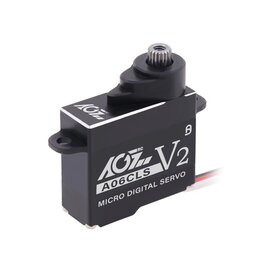 AGF AGFRC FSA06CLSV2-EH A06CLS V2 DIGITAL CORELESS HIGH VOLTAGE SERVO BLACK