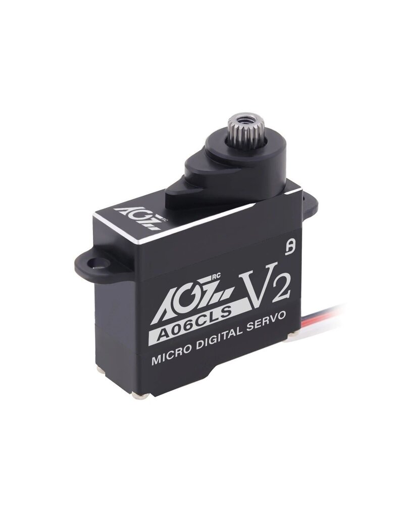 AGF AGFRC FSA06CLSV2-EH A06CLS V2 DIGITAL CORELESS HIGH VOLTAGE SERVO BLACK