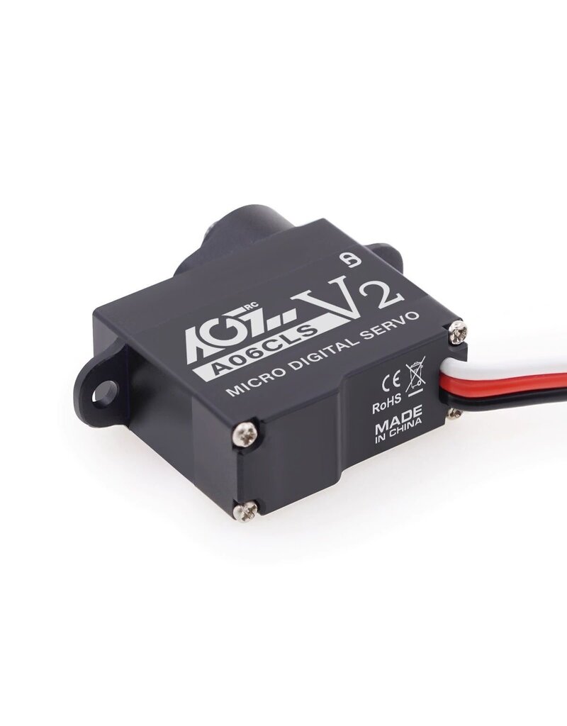 AGF AGFRC FSA06CLSV2-EH A06CLS V2 DIGITAL CORELESS HIGH VOLTAGE SERVO BLACK