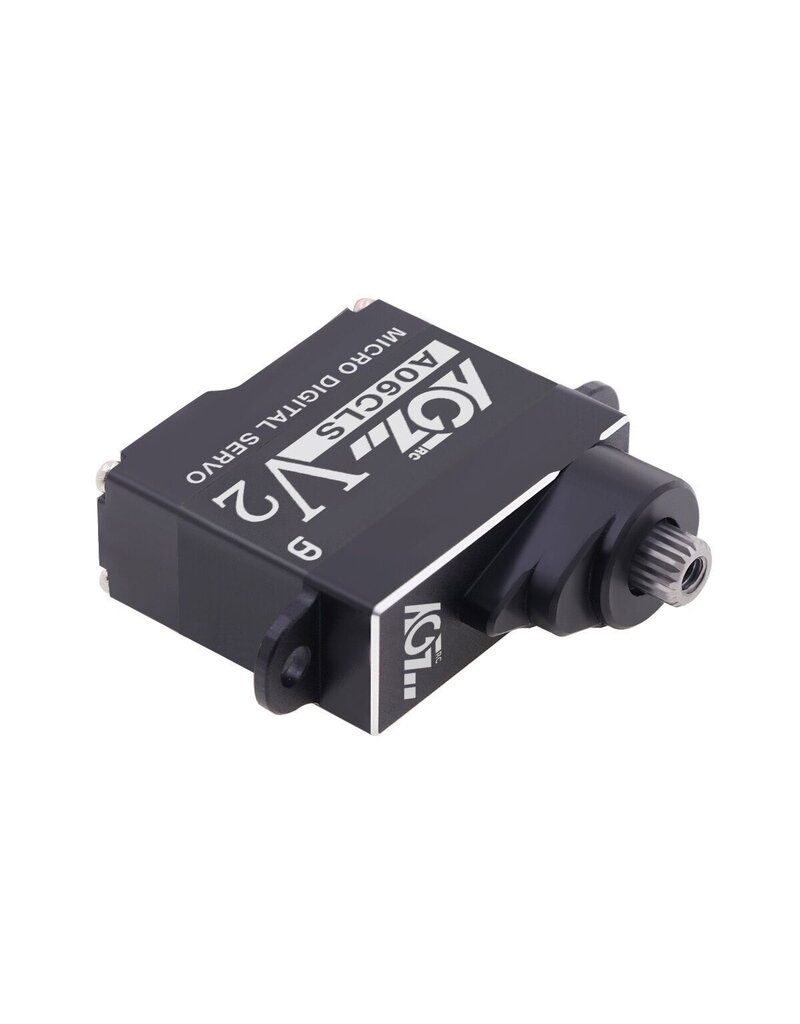 AGF AGFRC FSA06CLSV2-EH A06CLS V2 DIGITAL CORELESS HIGH VOLTAGE SERVO BLACK