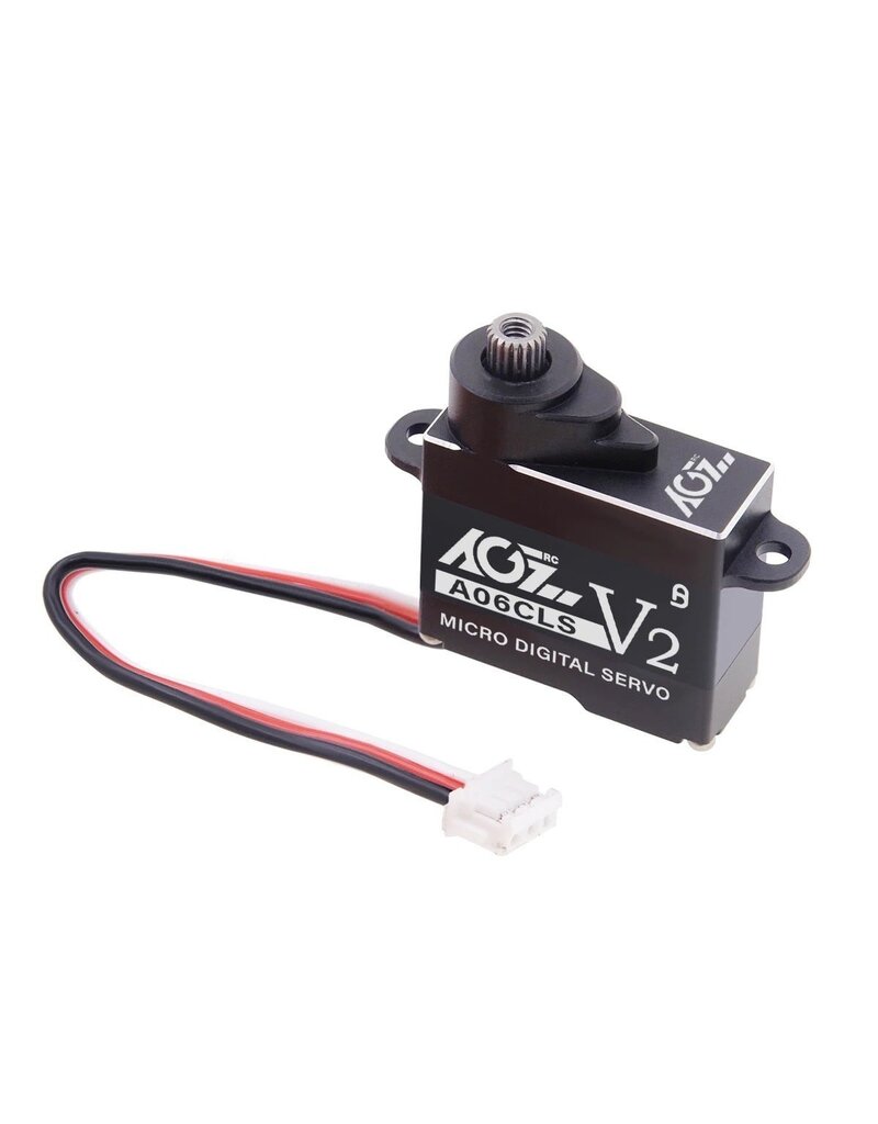 AGF AGFRC FSA06CLSV2-EH A06CLS V2 DIGITAL CORELESS HIGH VOLTAGE SERVO BLACK