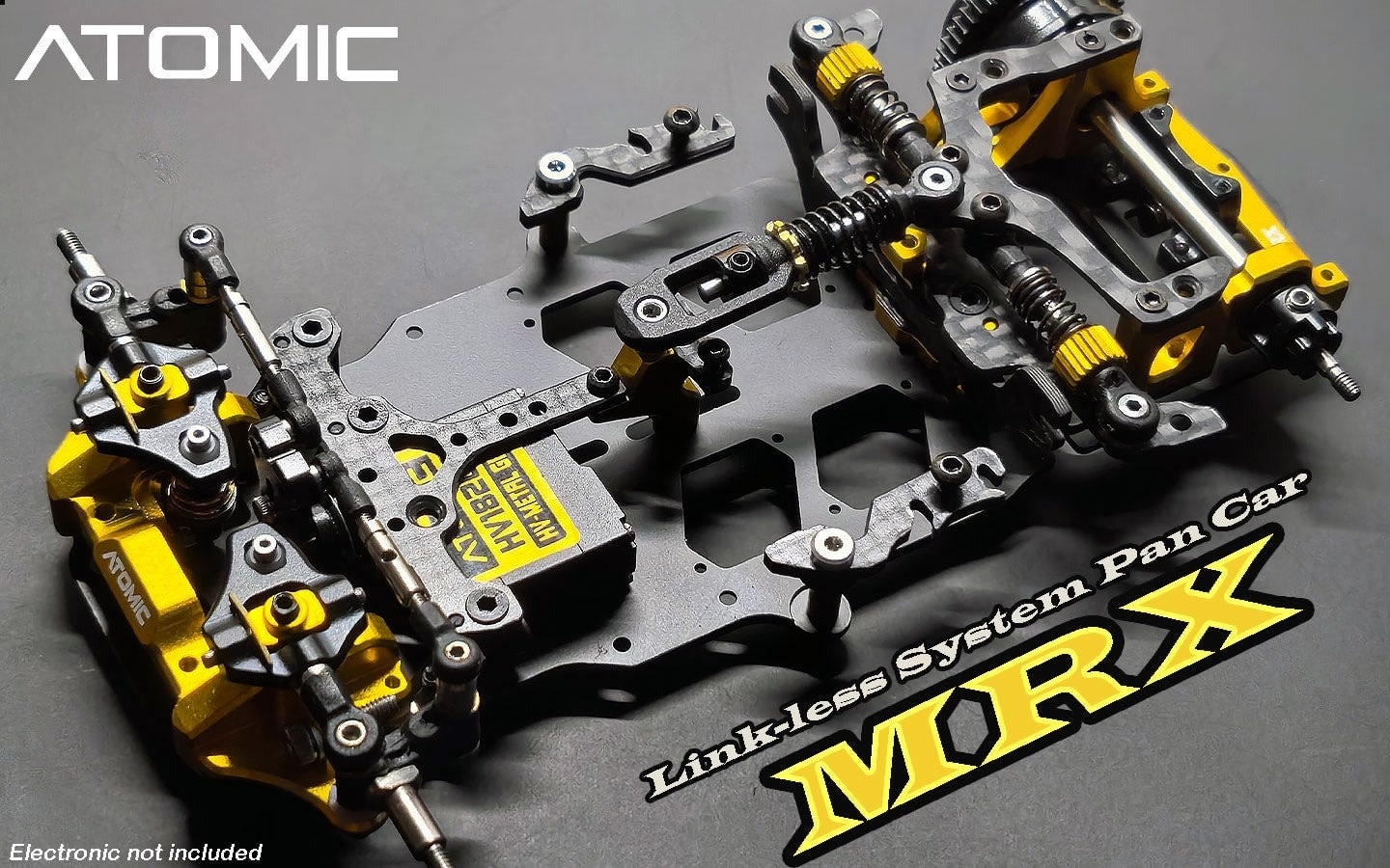 ホビーラジコン ATOMIC MRX MASTER EDITION Atomic MRX Master Edition Linkless 2WD Chassis – Direct RC