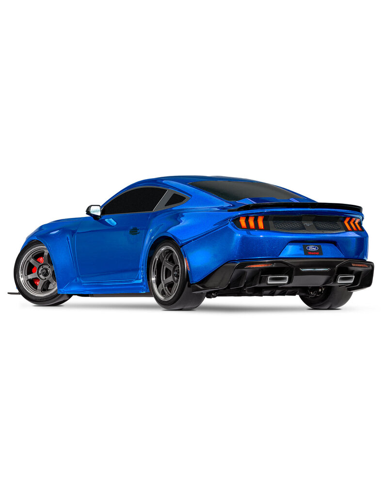 TRAXXAS TRA105237-4-BLUE 4-TEC FORD MUSTANG DRIFT