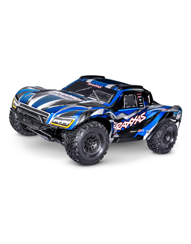 TRAXXAS TRA102076-4-BLUE MAXX SLASH 6S SHORT COURSE TRUCK: BLUE