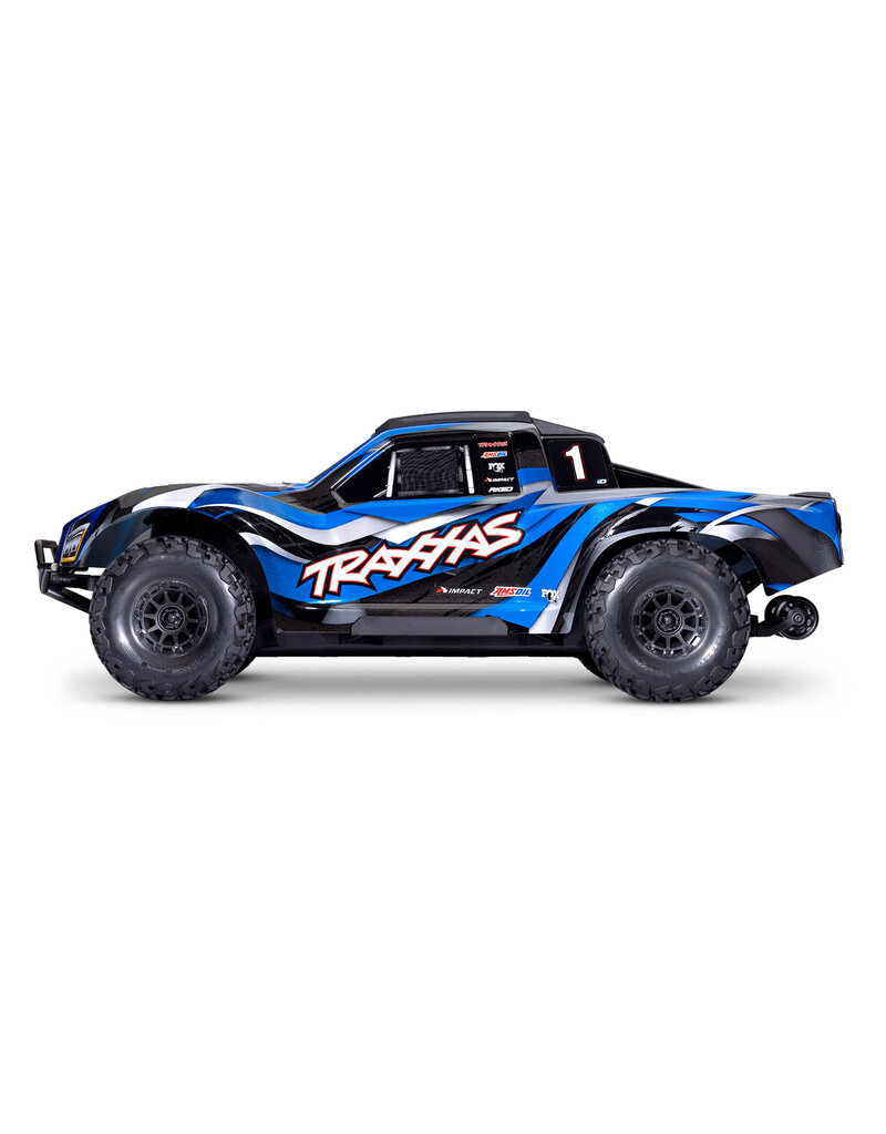 TRAXXAS TRA102076-4-BLUE MAXX SLASH 6S SHORT COURSE TRUCK: BLUE