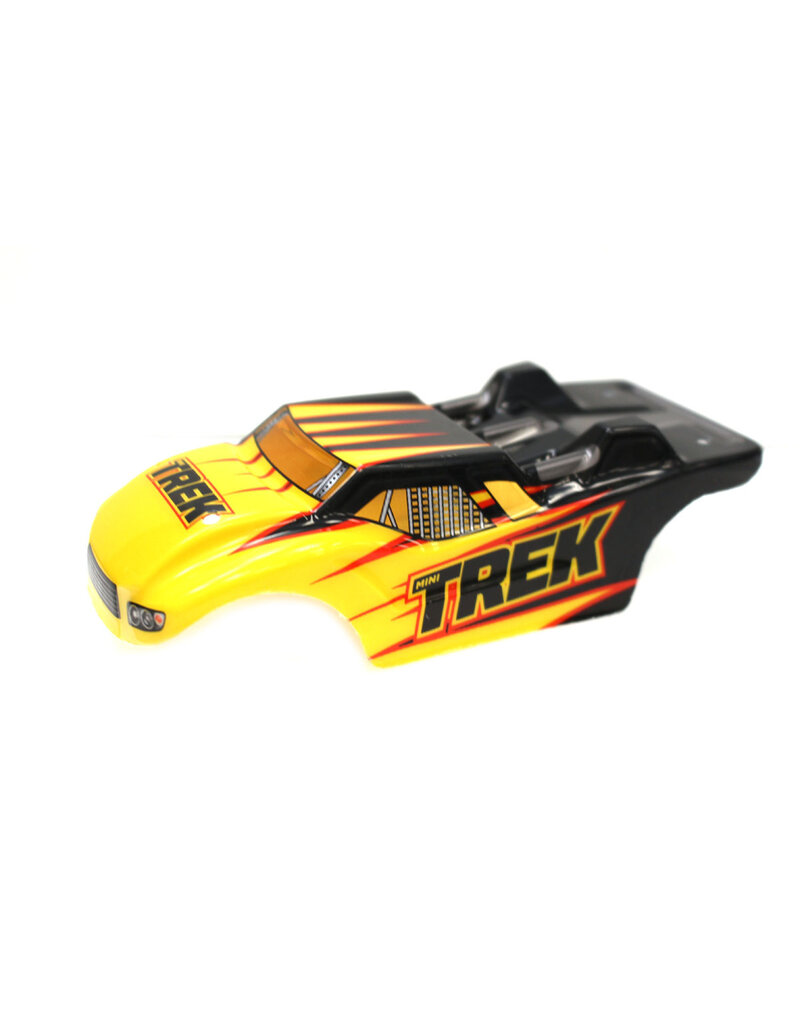 RAGE RC RGRC2453Y MINI TREK PAINTED BODY: YELLOW