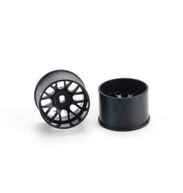 PN RACING KEN PN488BR14 MINI-Z AWD MACHINE CUT BBS REAR WHEEL BLACK