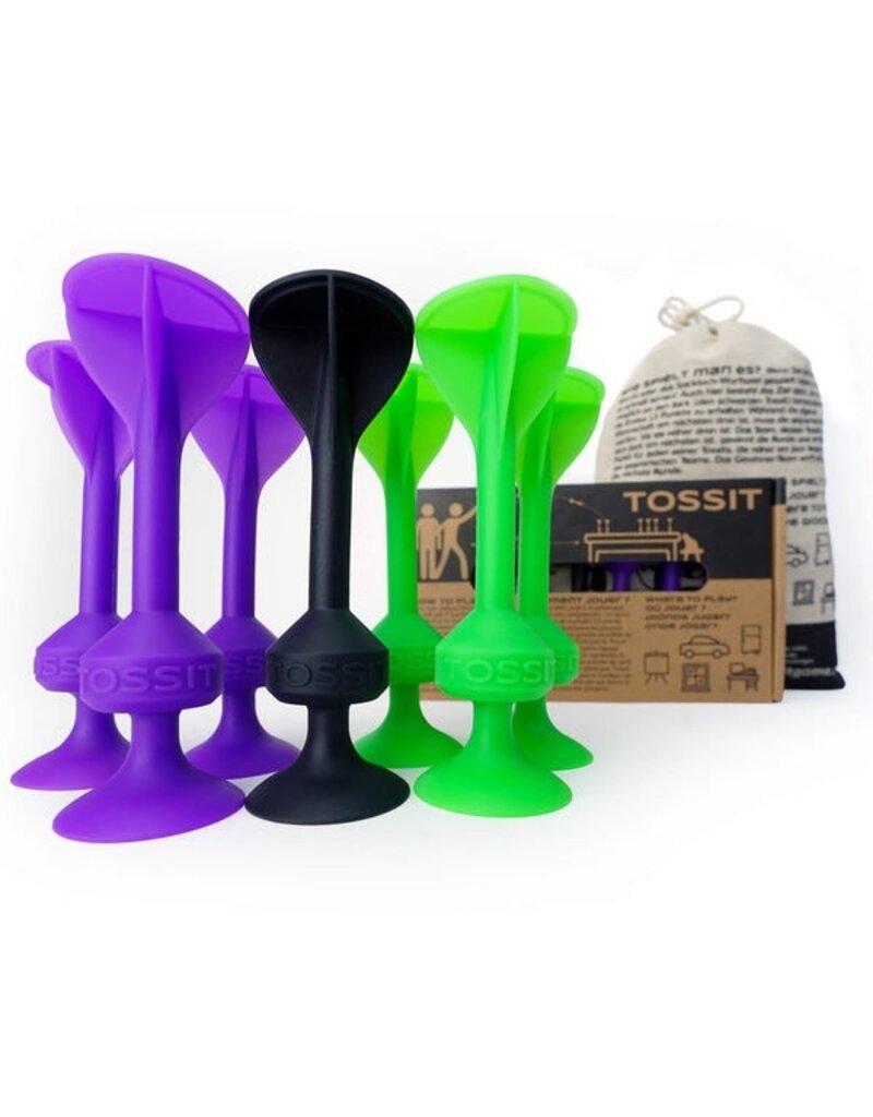 TOSSIT MT TOSS-IT GAME PURPLE/ GREEN 7PC