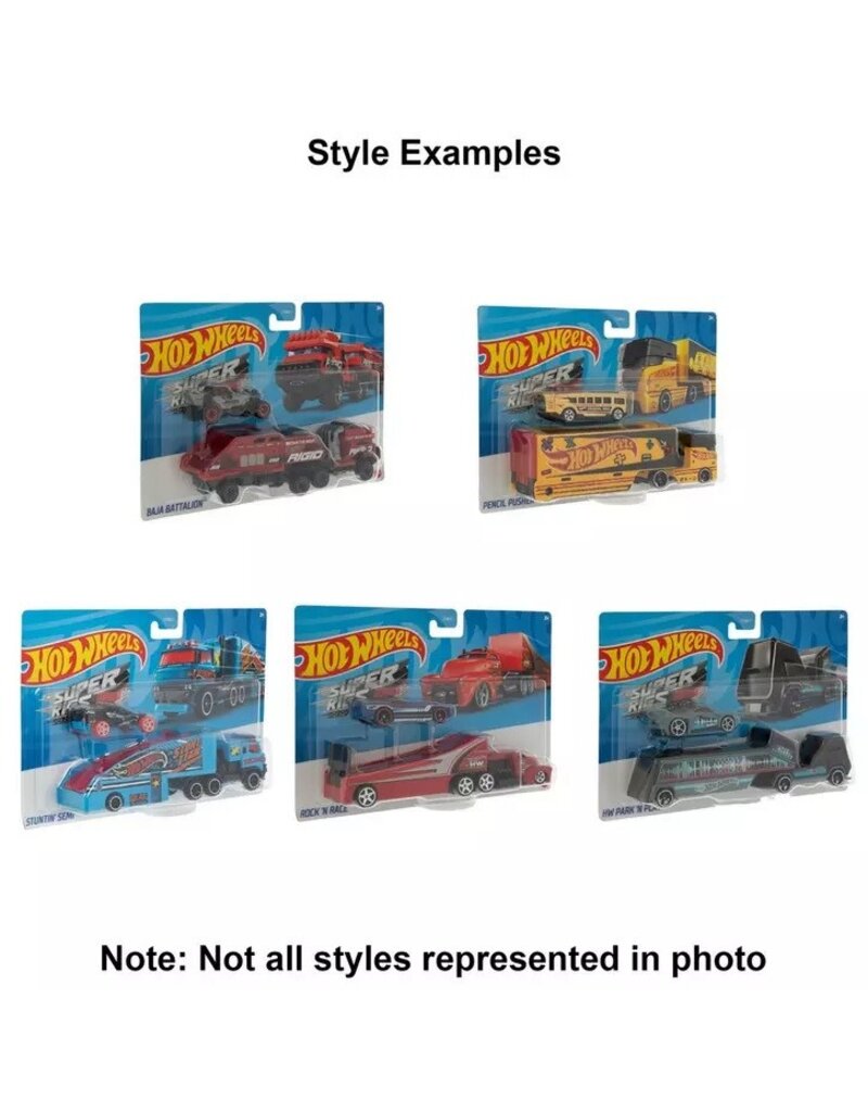 HOT WHEELS MTL BDW51 HOT WHEELS SUPER RIG (STYLES MAY VARY)