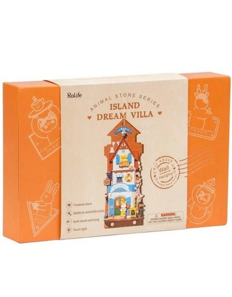 ROBOTIME ROEDS022 WALL HANGING SERIES; ISLAND DREAM VILLA