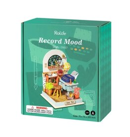 ROBOTIME ROEDS017 SUPER MINI HOUSE; RECORD MOOD - STUDY