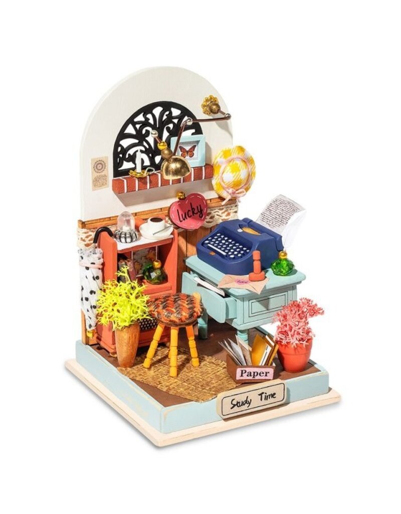 ROBOTIME ROEDS017 SUPER MINI HOUSE; RECORD MOOD - STUDY
