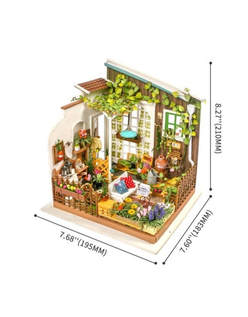 ROBOTIME ROEDG108 DIY HOUSE; MILLER'S FLOWER GARDEN