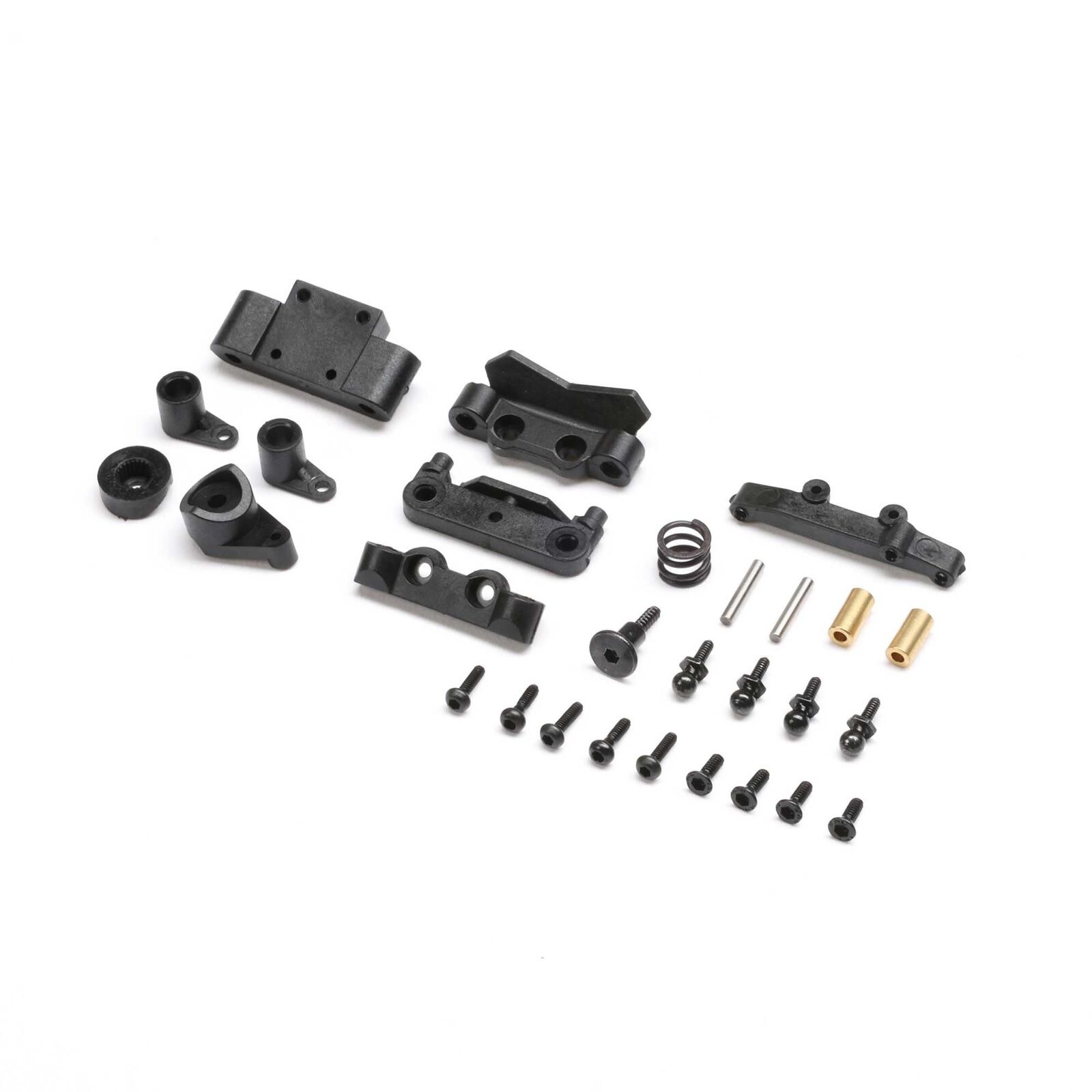 LOS-1761 - Micro-B Bulkhead, Pin Mounts, Steering Rack & Servo Saver