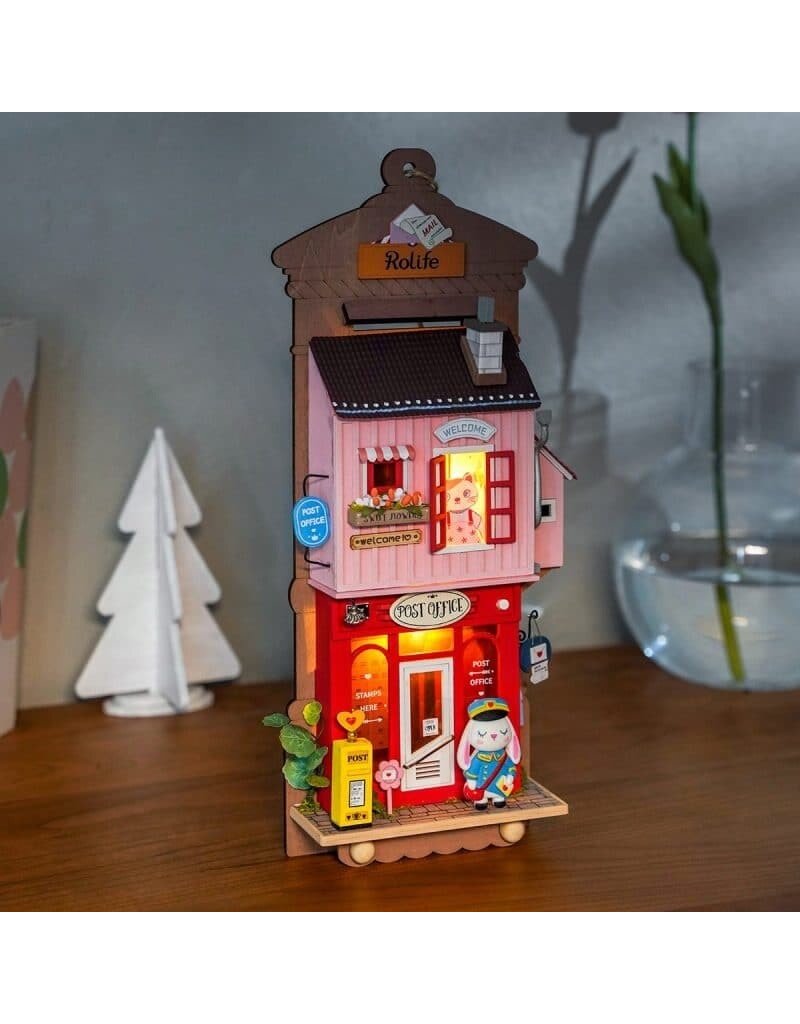 ROBOTIME ROEDS021 WALL HANGING SERIES; LOVE POST OFFICE