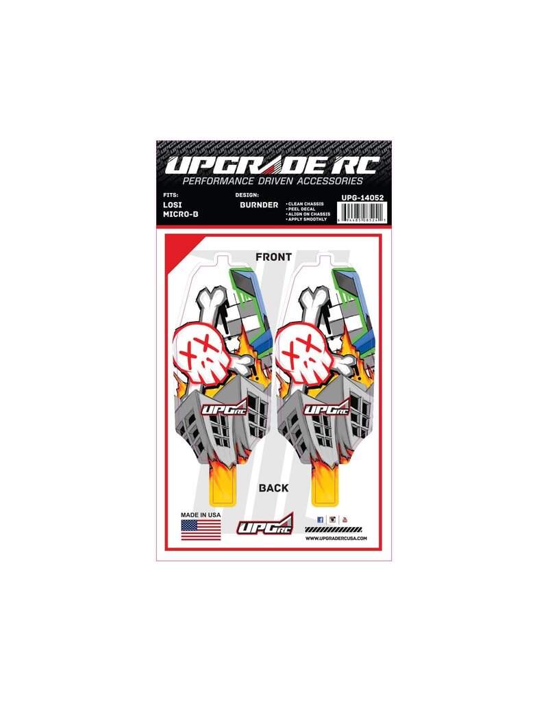 UPGRADE RC UPG-14052 CHASSIS PROTECTOR FOR LOSI™ MICRO-B (BURNER) (2)