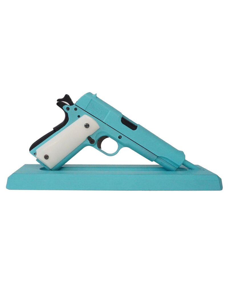 GOAT GUN GOA1911-BLUE 1/2.5 SCALE DIE-CAST 1911 MODEL KIT (BLUE)