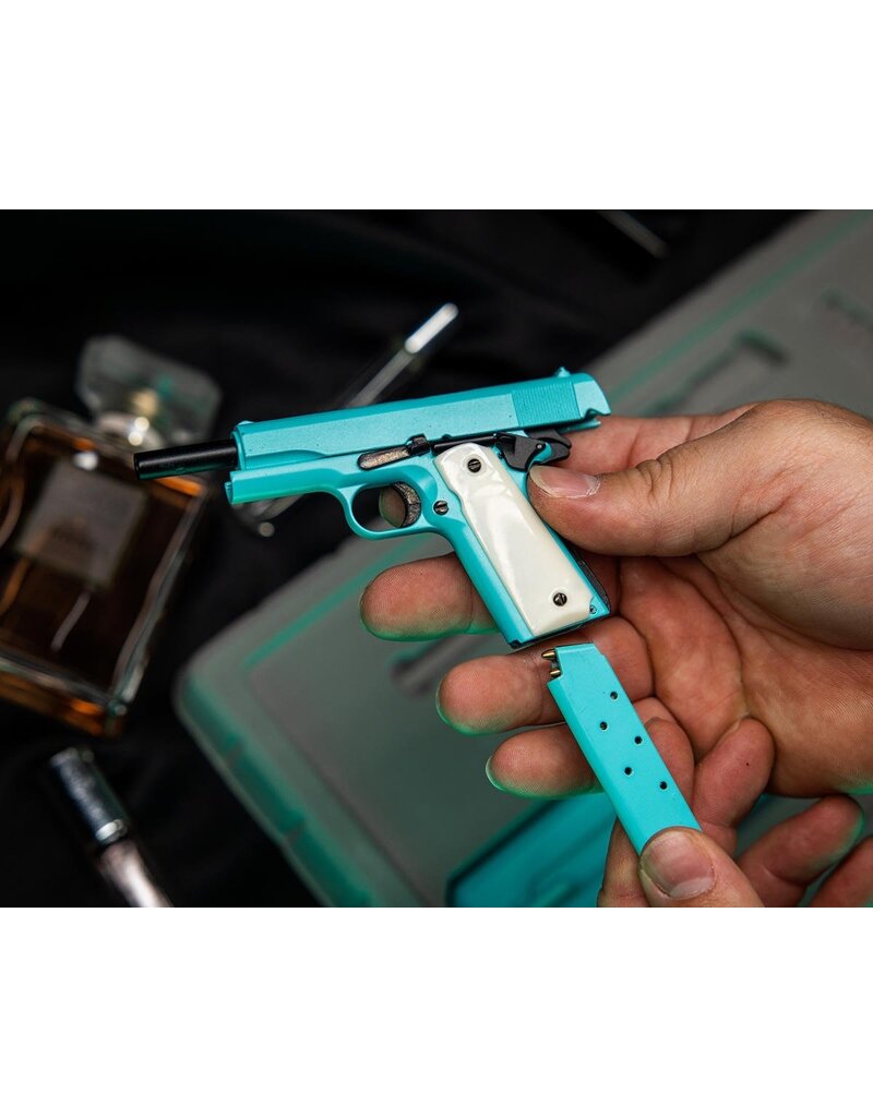 GOAT GUN GOA1911-BLUE 1/2.5 SCALE DIE-CAST 1911 MODEL KIT (BLUE)