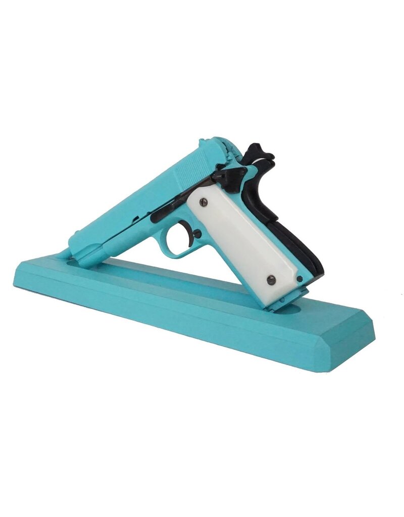 GOAT GUN GOA1911-BLUE 1/2.5 SCALE DIE-CAST 1911 MODEL KIT (BLUE)