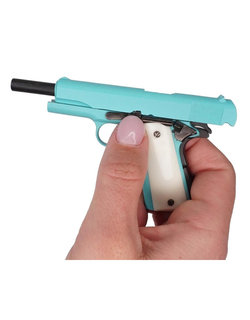 GOAT GUN GOA1911-BLUE 1/2.5 SCALE DIE-CAST 1911 MODEL KIT (BLUE)