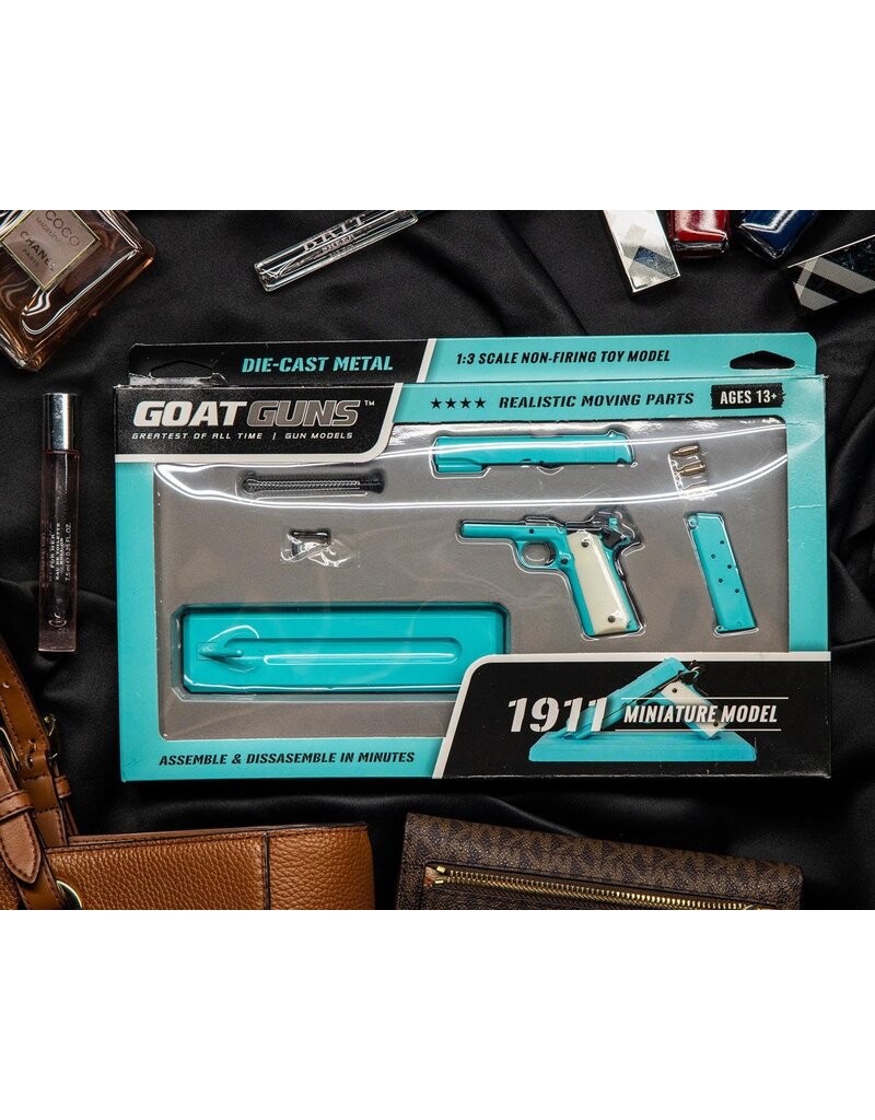 GOAT GUN GOA1911-BLUE 1/2.5 SCALE DIE-CAST 1911 MODEL KIT (BLUE)