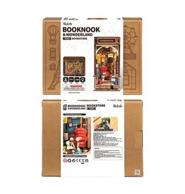 ROBOTIME ROETGB07 ROLIFE BOOKSTORE DIY BOOK NOOK SHELF INSERT KIT