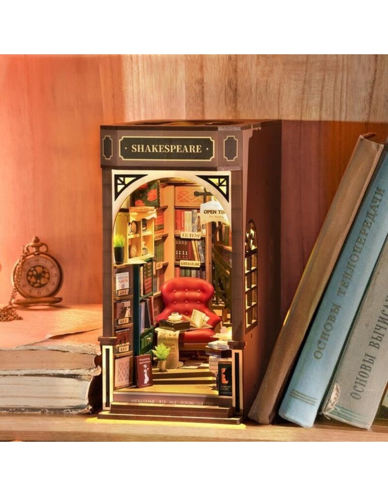 ROBOTIME ROETGB07 ROLIFE BOOKSTORE DIY BOOK NOOK SHELF INSERT KIT