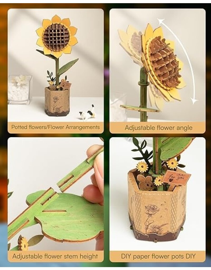 ROBOTIME ROETW011 ROWOOD SUNFLOWER