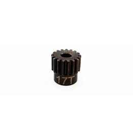 HOT RACING HRACSG17M05 MOD 0.5 PINION GEAR 17T (1/8 BORE): HARD BLACKENED STEEL
