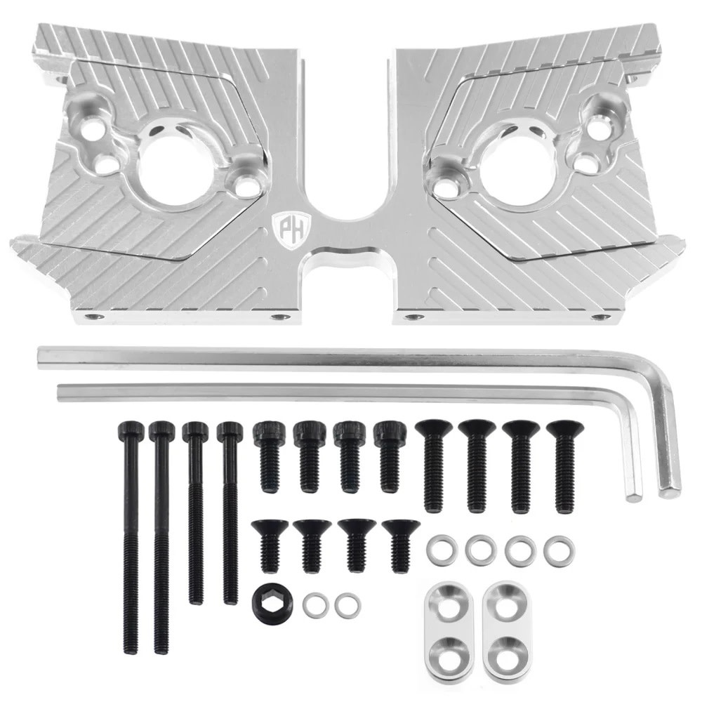 PHB6436 7075 ALUMINUM GRUBLOCK DUAL MOTOR MOUNT, FOR ARRMA 6S BLX