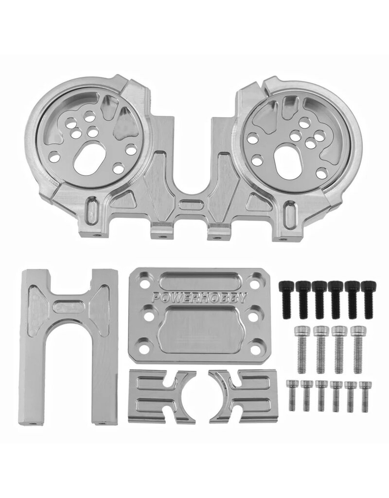 POWER HOBBY PHB6244 7075 ALUMINUM ROTO LOCK DUAL MOTOR MOUNT, FOR HOBAO VTE, VTE2, GTB