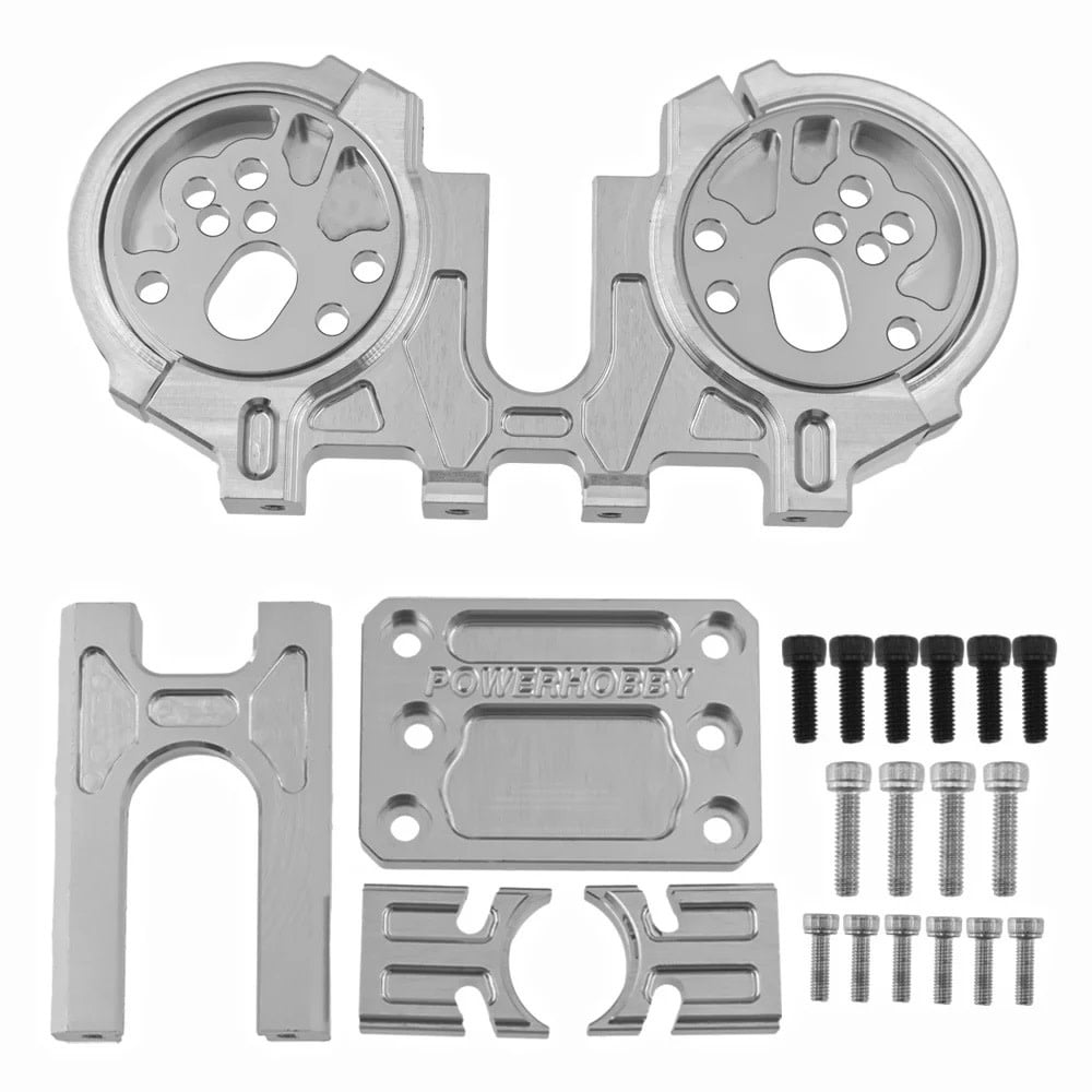 PHB6244 7075 ALUMINUM ROTO LOCK DUAL MOTOR MOUNT, FOR HOBAO VTE, VTE2, GTB