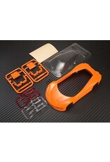 PN RACING KEN PN600500O MINI-Z CONCEPT C9 ABS CAR BODY SET ORANGE