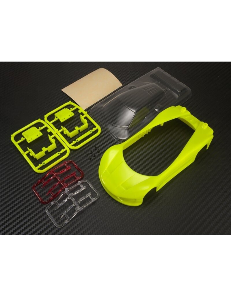 PN RACING KEN PN600500Y MINI-Z CONCEPT C9 ABS CAR BODY SET YELLOW