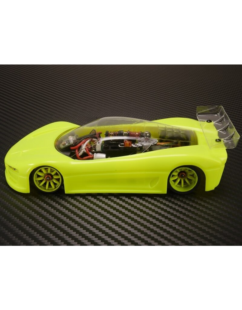 PN RACING KEN PN600500Y MINI-Z CONCEPT C9 ABS CAR BODY SET YELLOW