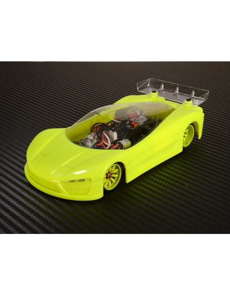PN RACING KEN PN600500Y MINI-Z CONCEPT C9 ABS CAR BODY SET YELLOW
