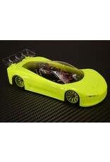 PN RACING KEN PN600500Y MINI-Z CONCEPT C9 ABS CAR BODY SET YELLOW
