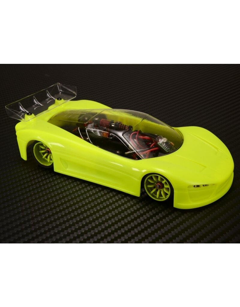 PN RACING KEN PN600500Y MINI-Z CONCEPT C9 ABS CAR BODY SET YELLOW