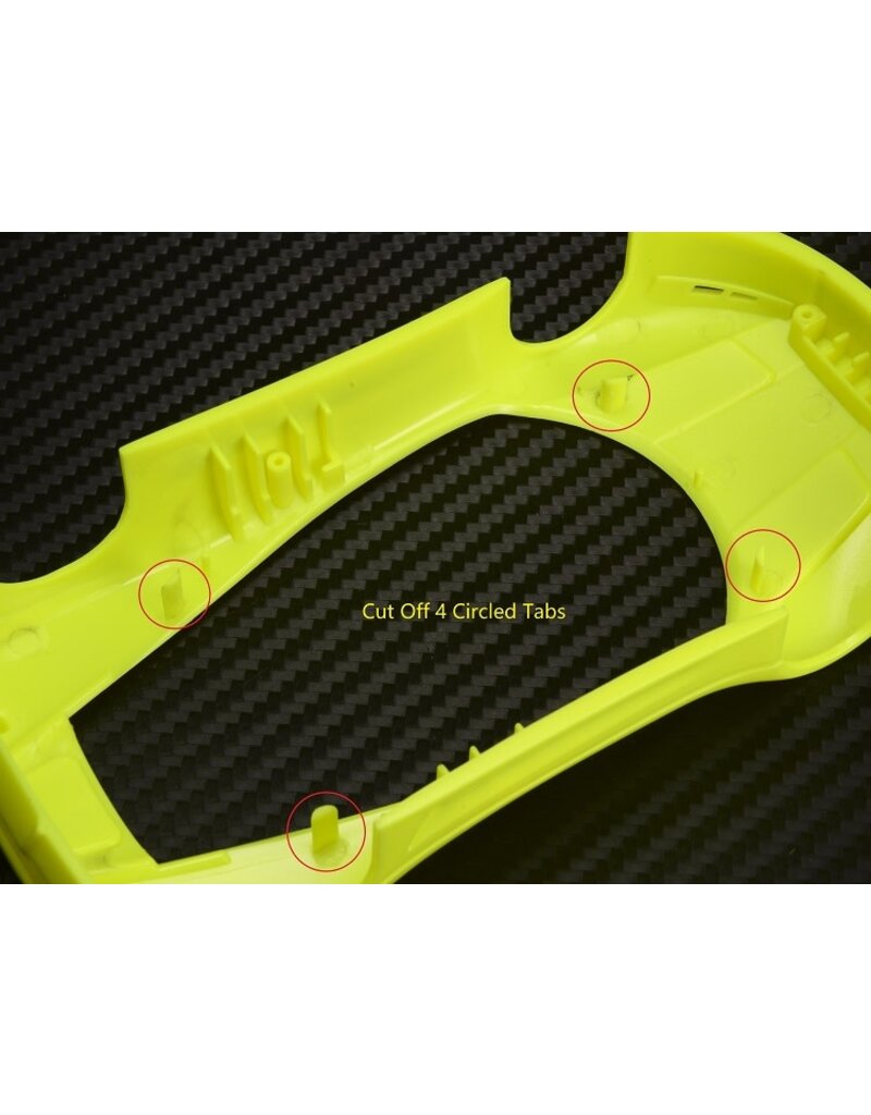 PN RACING KEN PN600500Y MINI-Z CONCEPT C9 ABS CAR BODY SET YELLOW