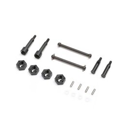 LOSI LOS-1764 DRIVE SHAFTS, AXLES, WHEEL HEXES FOR MICRO-B