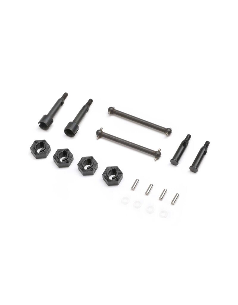 LOSI LOS-1764 DRIVE SHAFTS, AXLES, WHEEL HEXES FOR MICRO-B