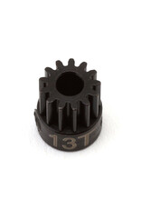 HOT RACING HRACSG13M05 MOD 0.5 PINION GEAR 13T (1/8 BORE): HARD BLACKENED STEEL