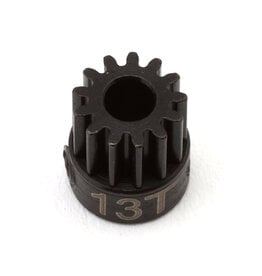 HOT RACING HRACSG13M05 MOD 0.5 PINION GEAR 13T (1/8 BORE): HARD BLACKENED STEEL