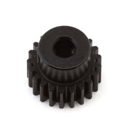 HOT RACING HRACSG21M05 MOD 0.5 PINION GEAR 21T (1/8 BORE): HARD BLACKENED STEEL