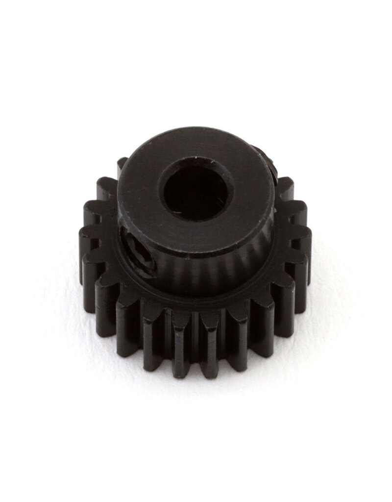 HOT RACING HRACSG22M05 MOD 0.5 PINION GEAR 22T (1/8 BORE): HARD BLACKENED STEEL