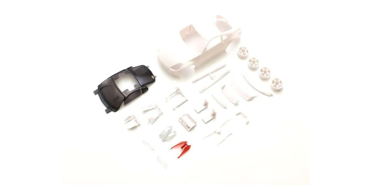 KYOMZN212 NISSAN FAIRLADY Z NISMO S-TUNE WHITE BODY SET W/RIM FOR RWD
