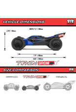 ARRMA ARA2306ST1 TYPHON GROM 4X4 223S BLX BRUSHLESS BUGGY RTR: RED