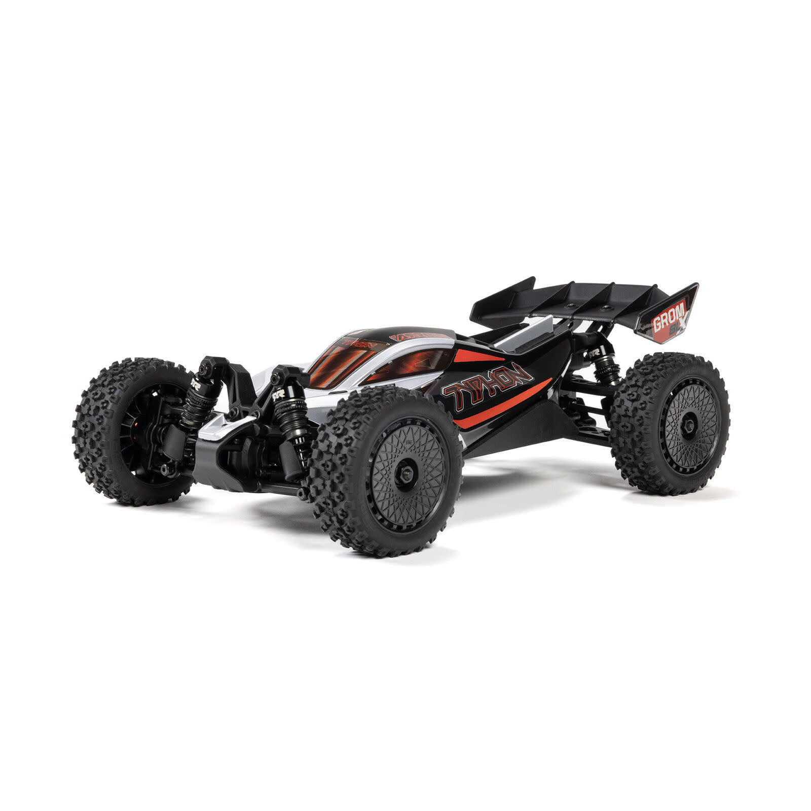 ARA2306T1 1:14 TYPHON GROM 223S DSC 4X4 RTR Brushless Buggy Silver