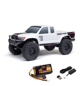 AXIAL AXI-1219T1 1/24 SCX24 BASE CAMP 4X4 CRAWLER RTR: WHITE